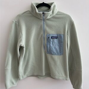 Patagonia Women’s Microdini 1/2-Zip Pullover - Salvia Green - Small